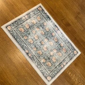 Ruggable - Morris & Co. Pimpernel Jade Rug and Pad - 2’x3’